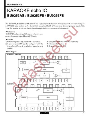 BU9255FS-E2 datasheet  